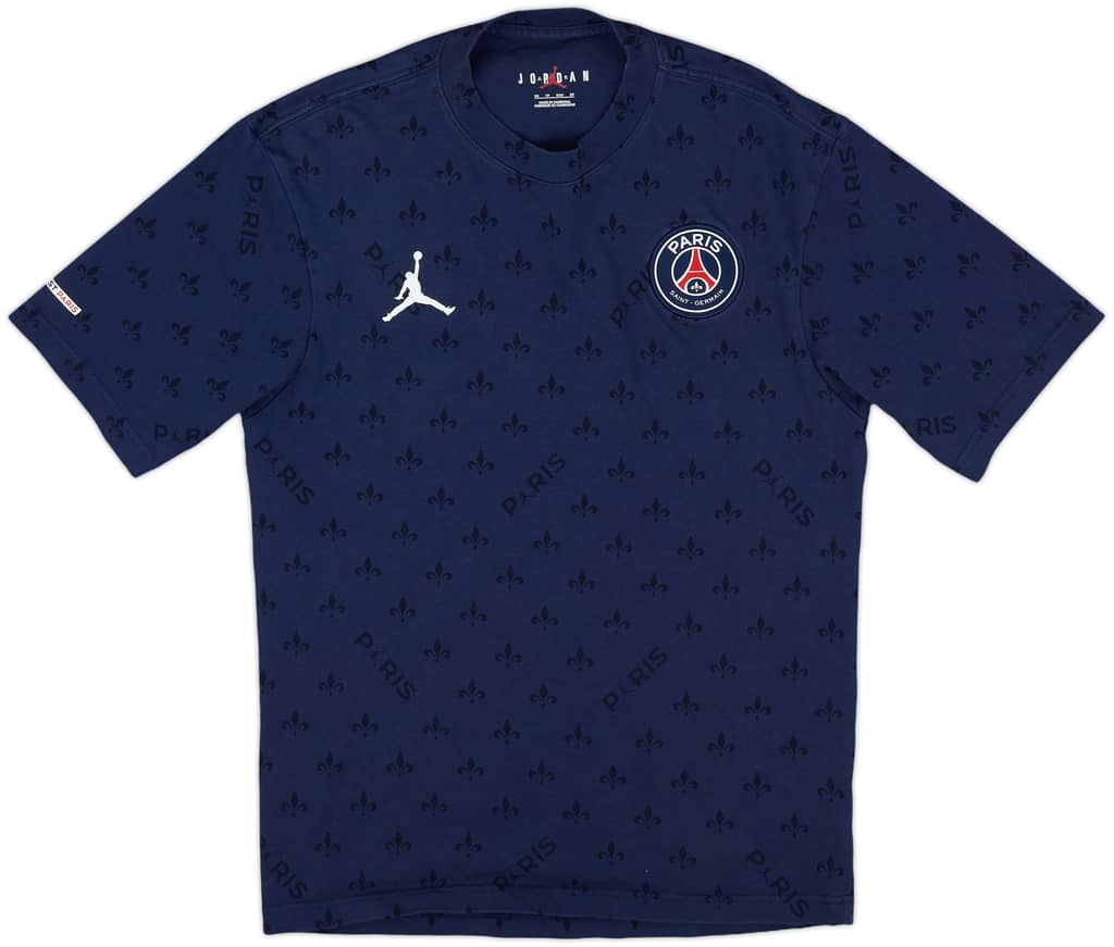2021-22 Paris Saint-Germain Jordan Cotton Tee - 9/10 - (XS)