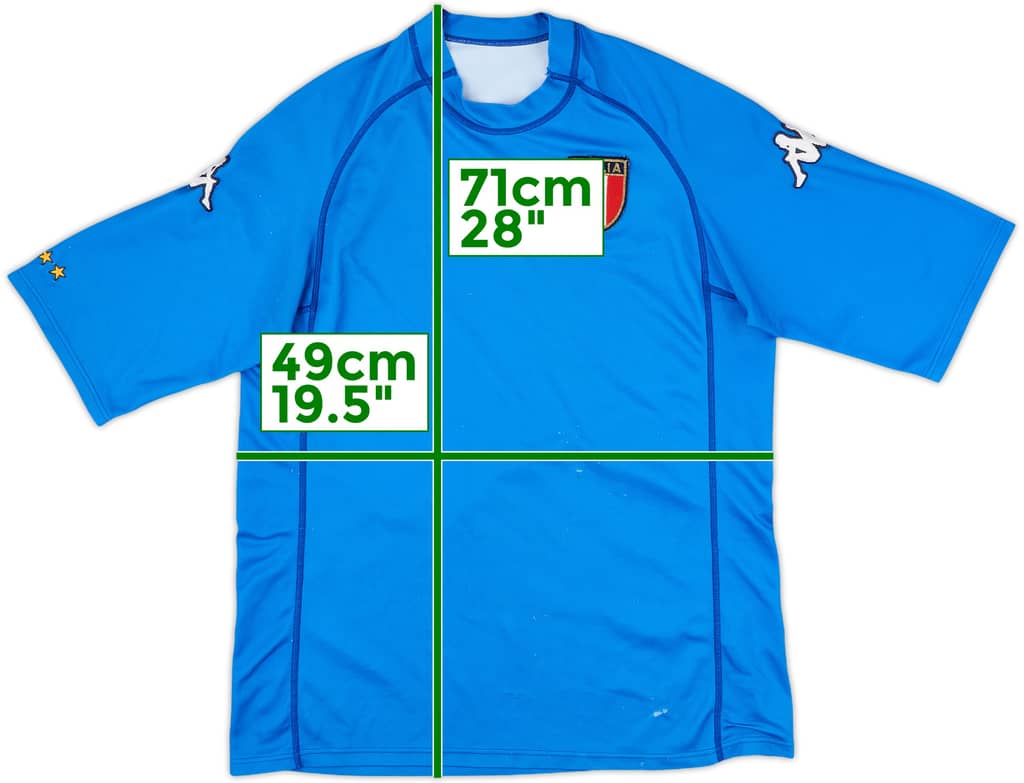 2000-01 Italy Basic Home Shirt - 5/10 - (L)