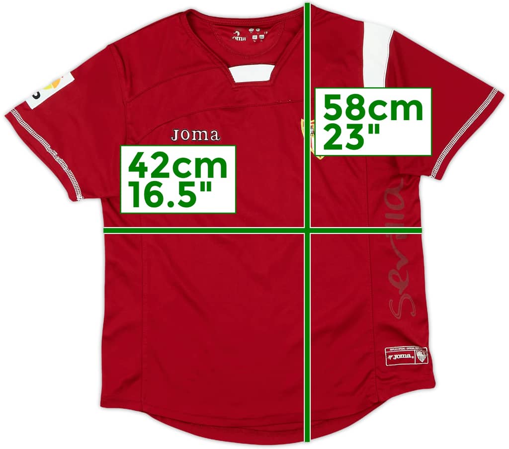 2007-08 Sevilla Away Shirt - 8/10 - (M.Boys)