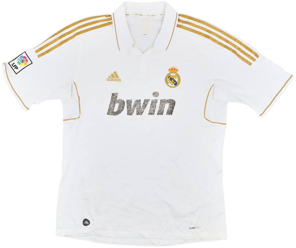 2011-12 Real Madrid Home Shirt - 4/10 - (XL)