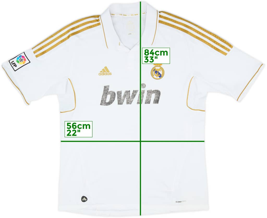 2011-12 Real Madrid Home Shirt - 4/10 - (XL)