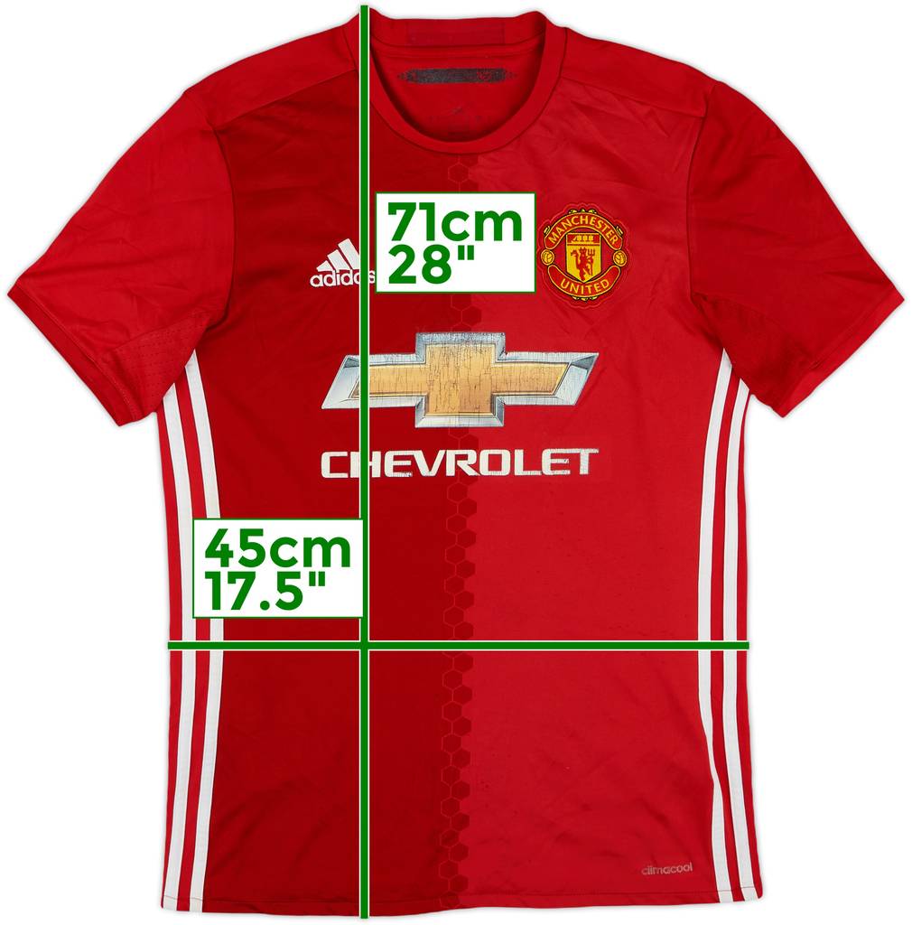 2016-17 Manchester United Home Shirt - 5/10 - (S)