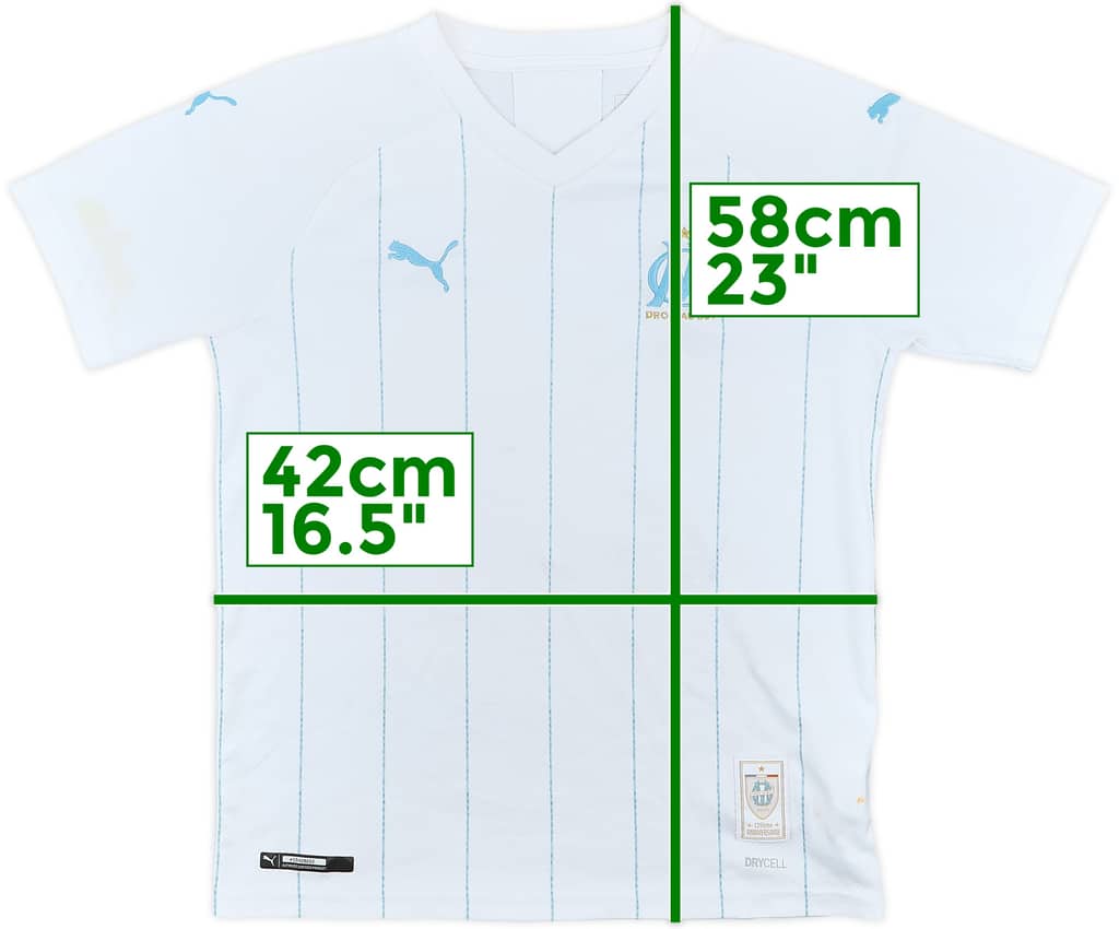 2019-20 Olympique Marseille Home Shirt - 5/10 - (M.Boys)