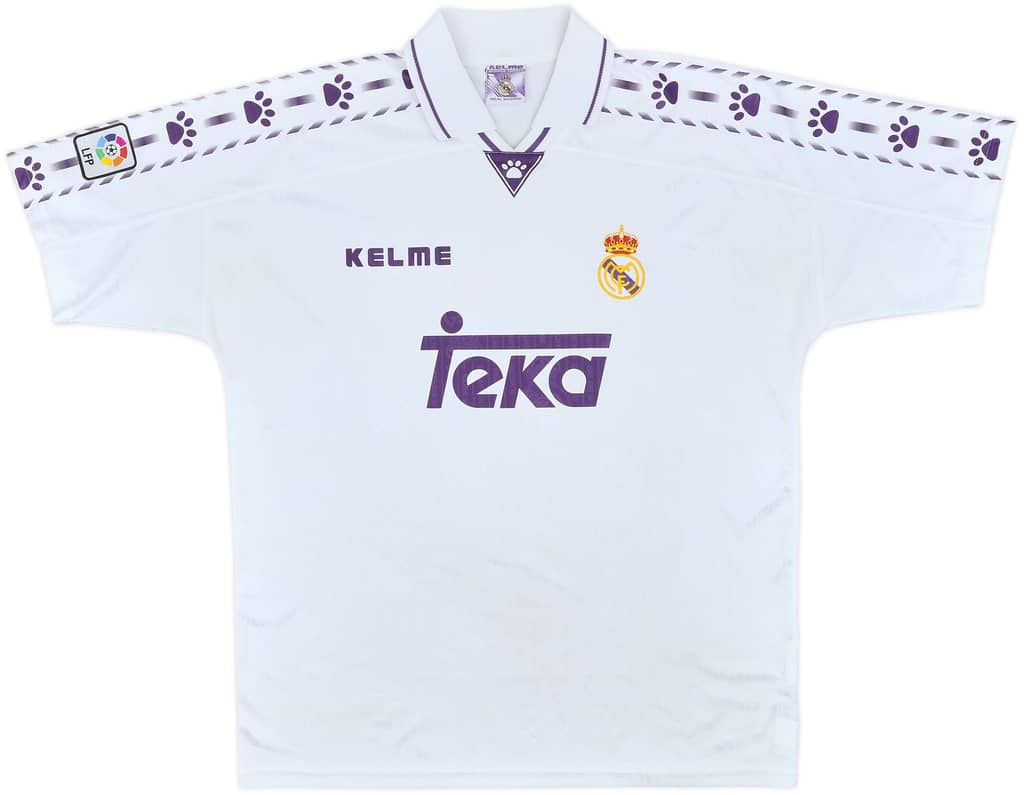 1996-97 Real Madrid Home Shirt - 9/10 - (XL)