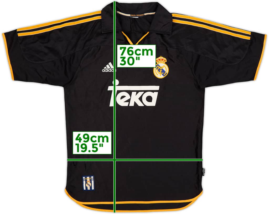 1999-01 Real Madrid Away Shirt - 5/10 - (M)