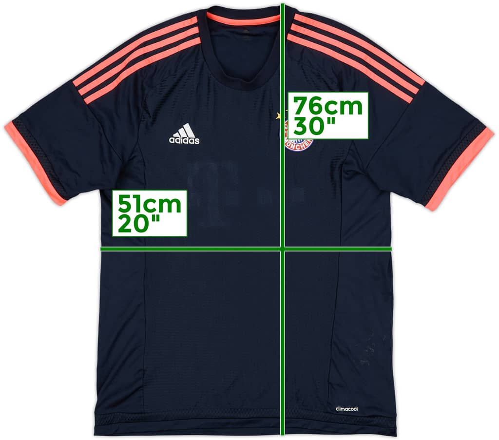 2015-16 Bayern Munich Third Shirt - 4/10 - (M)
