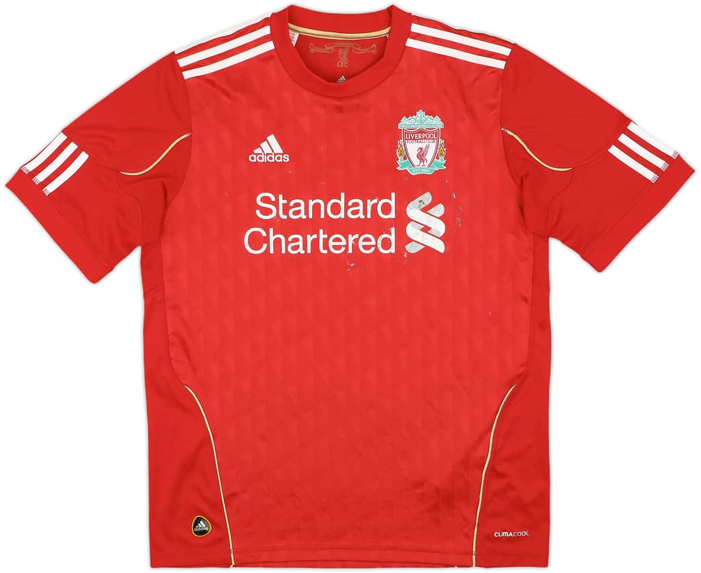 2010-12 Liverpool Home Shirt - 4/10 - (XL.Boys)