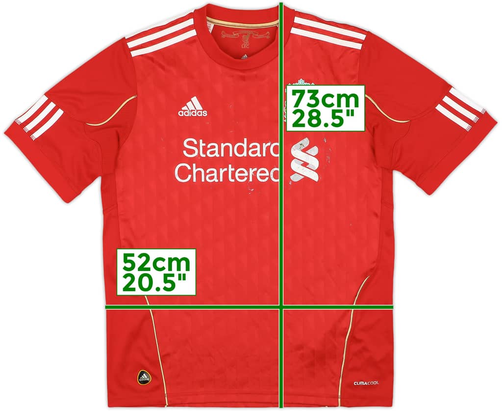 2010-12 Liverpool Home Shirt - 4/10 - (XL.Boys)