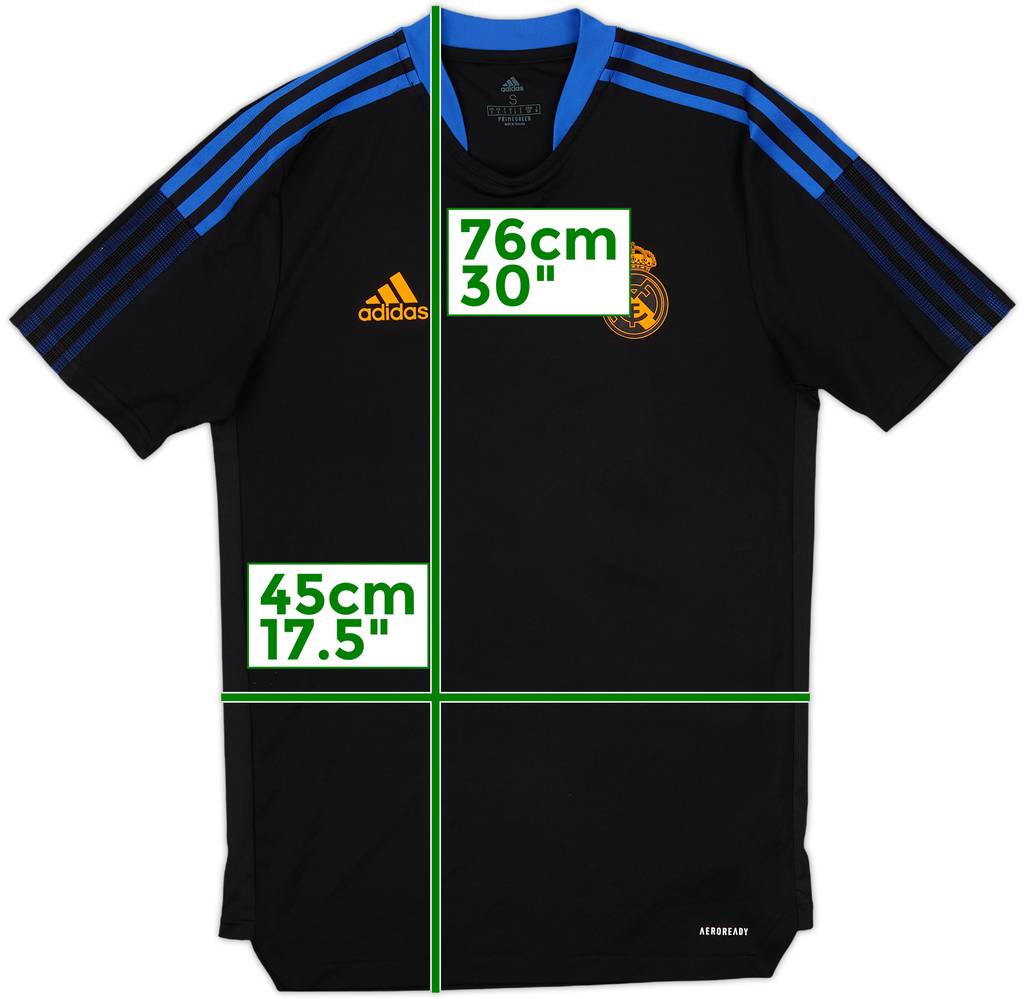 2021-22 Real Madrid adidas Training Shirt - 8/10 - (S)