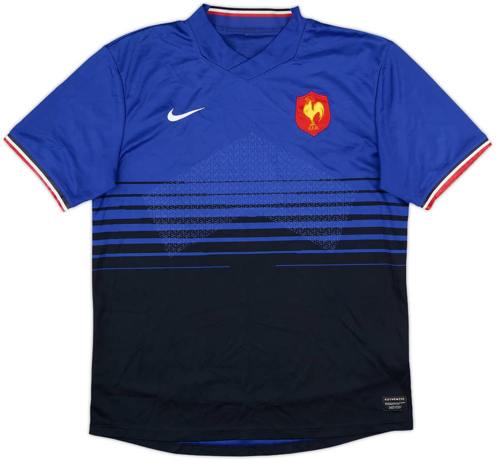 2011-12 France Rugby Home Shirt - 9/10 - (M/L)