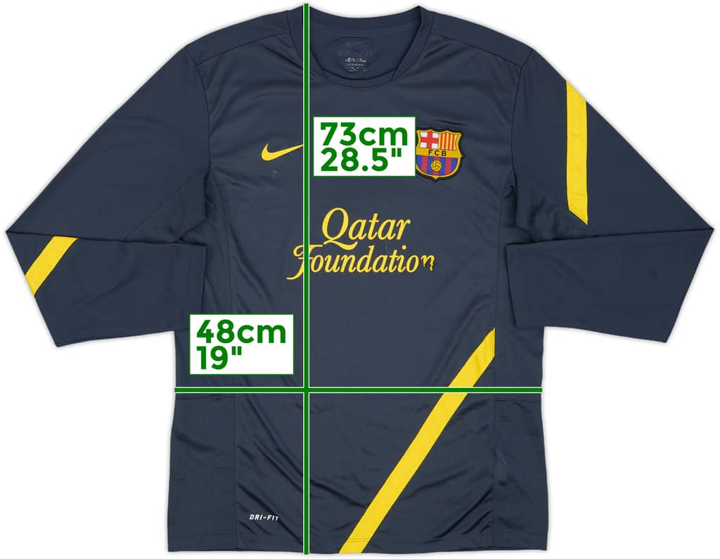 2011-12 Barcelona Nike Training L/S Shirt - 5/10 - (M)