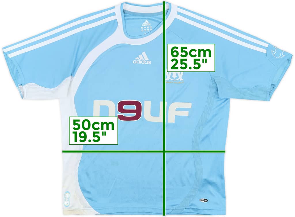 2006-07 Olympique Marseille Away Shirt - 7/10 - (L.Boys)