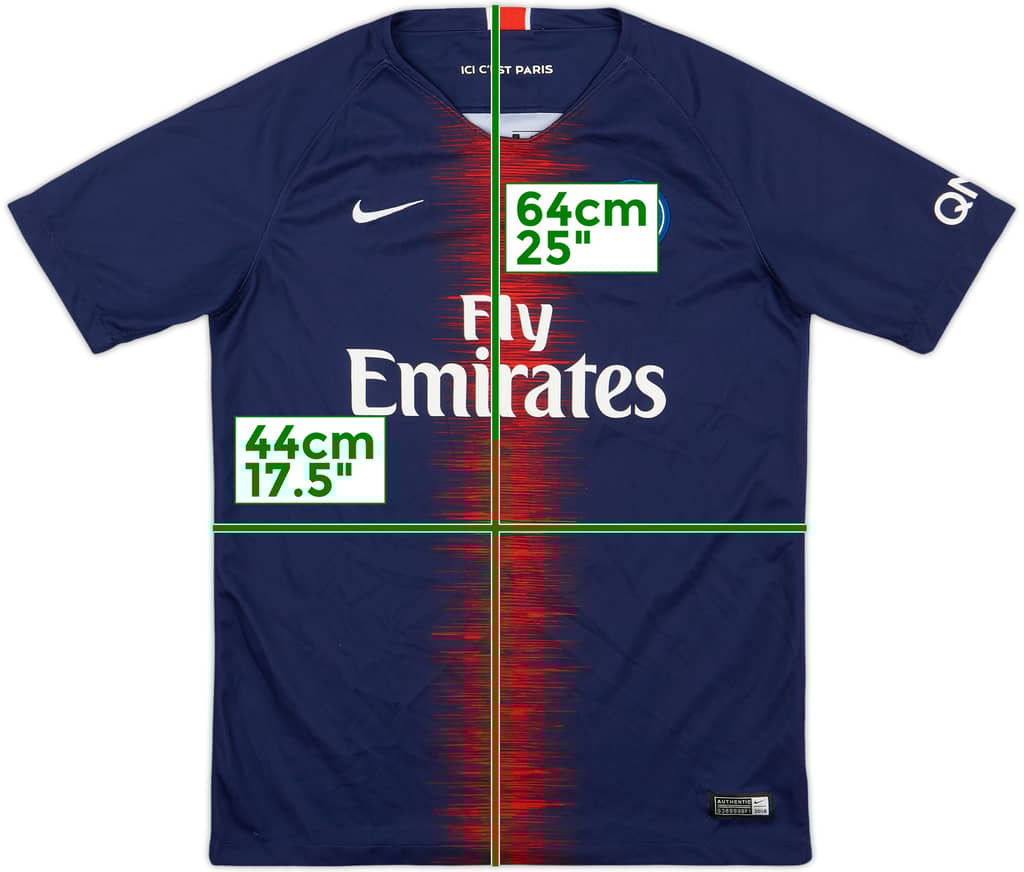 2018-19 Paris Saint-Germain Home Shirt - 8/10 - (XL.Boys)
