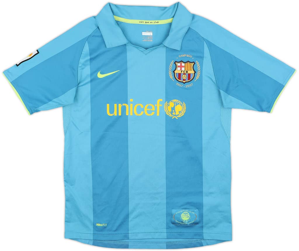 2007-09 Barcelona Away Shirt - 6/10 - (L.Boys)