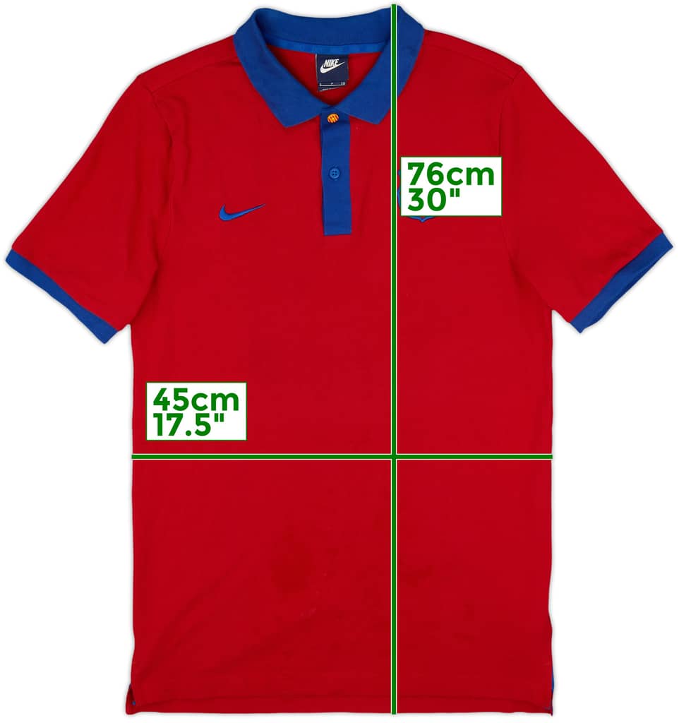 2016-17 Barcelona Nike Polo Shirt - 9/10 - (S)