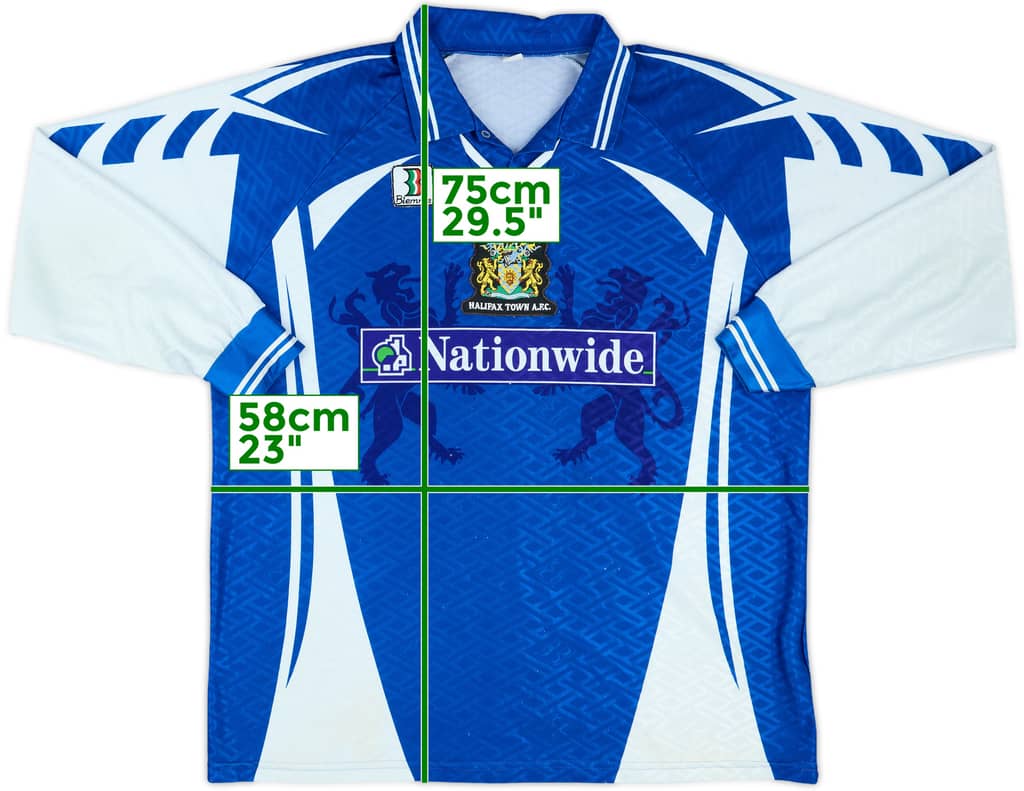 1998-99 Halifax Town Home L/S Shirt - 6/10 - (XL)