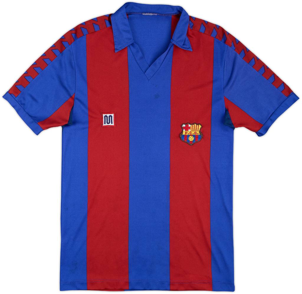 1984-89 Barcelona Home Shirt - 8/10 - (S)