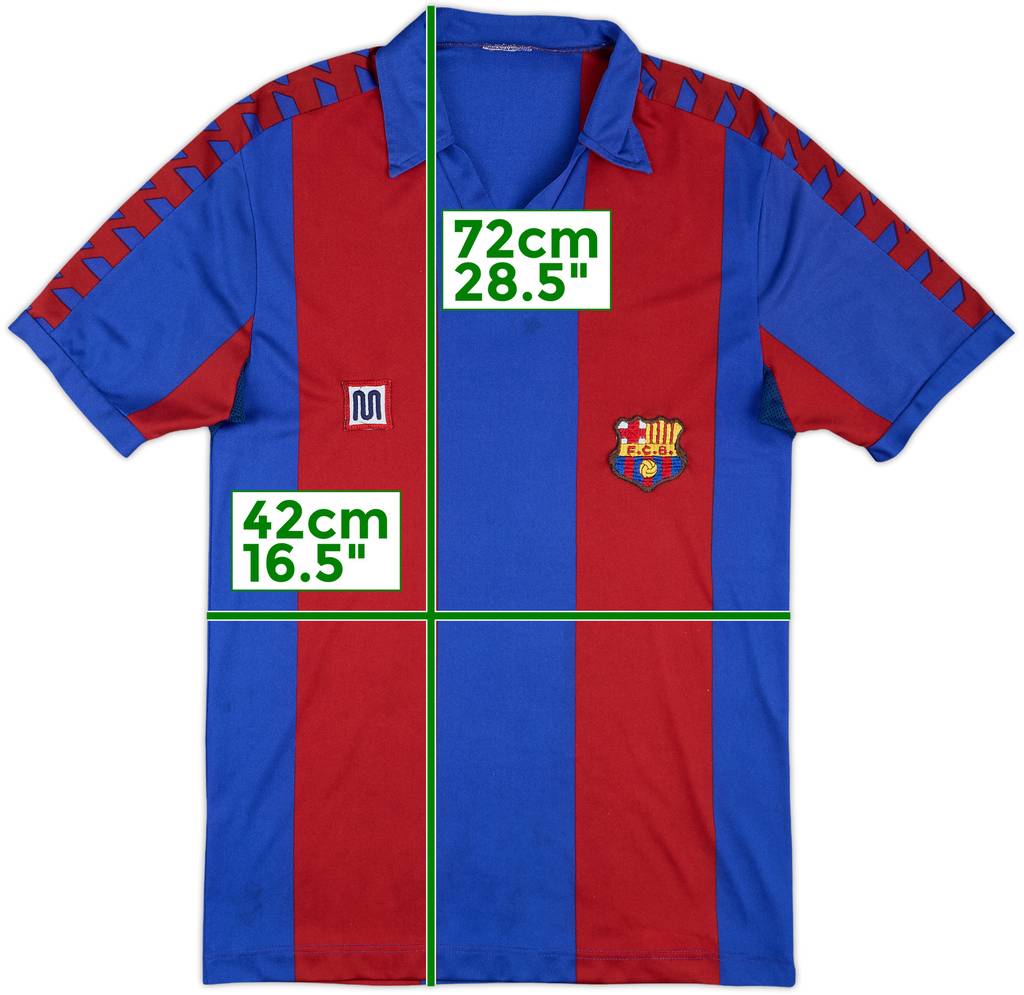 1984-89 Barcelona Home Shirt - 8/10 - (S)