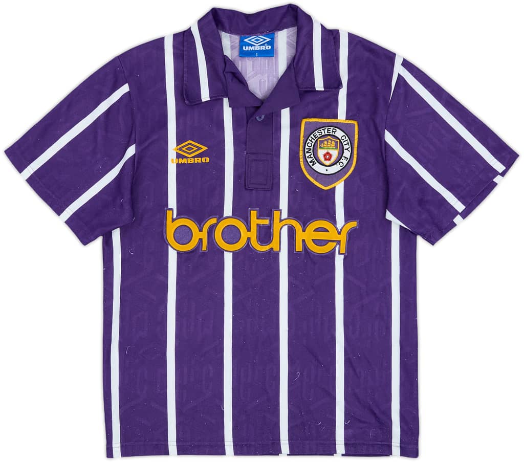 1993-94 Manchester City Away Shirt - 8/10 - (S)