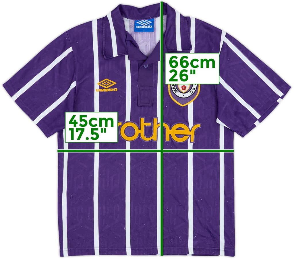 1993-94 Manchester City Away Shirt - 8/10 - (S)