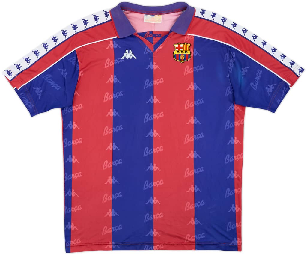 1992-95 Barcelona Home Shirt - 6/10 - (XL)