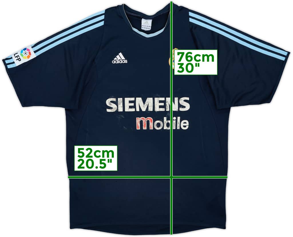 2003-04 Real Madrid Away Shirt - 4/10 - (L)