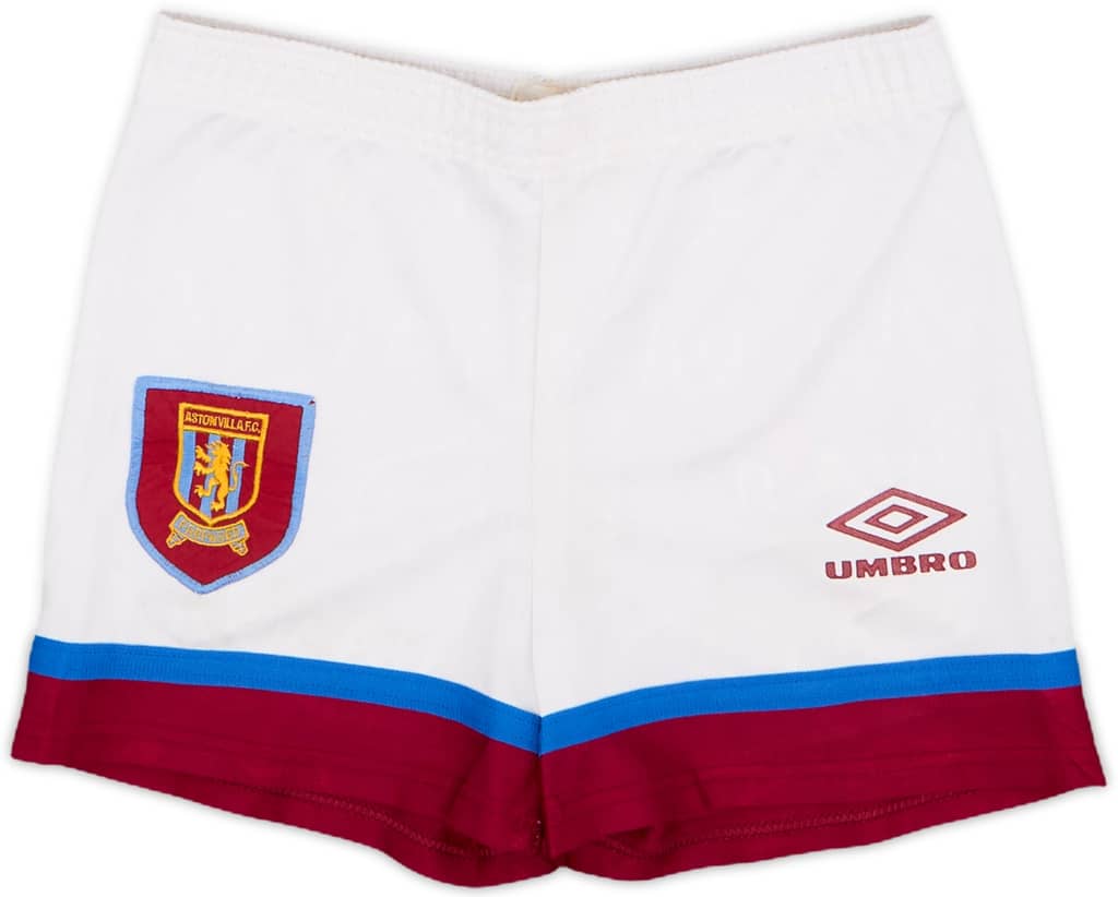 1992-93 Aston Villa Home Shorts - 6/10 - (S.Boys)