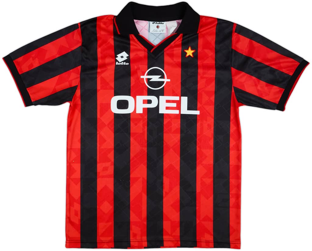 1994-95 AC Milan Home Shirt - 8/10 - (XL)