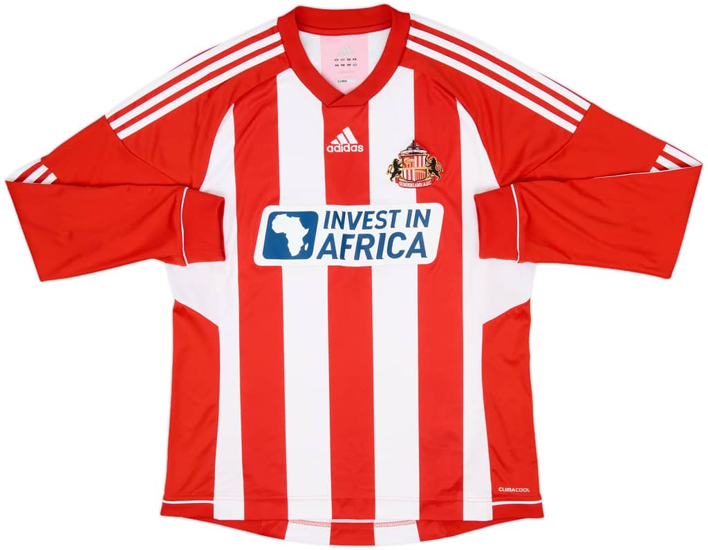 2012-13 Sunderland Home L/S Shirt - 10/10 - (L)