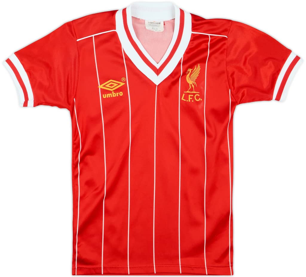 1982-85 Liverpool Home Shirt - 9/10 - (S.Boys)