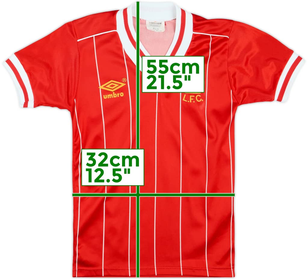 1982-85 Liverpool Home Shirt - 9/10 - (S.Boys)