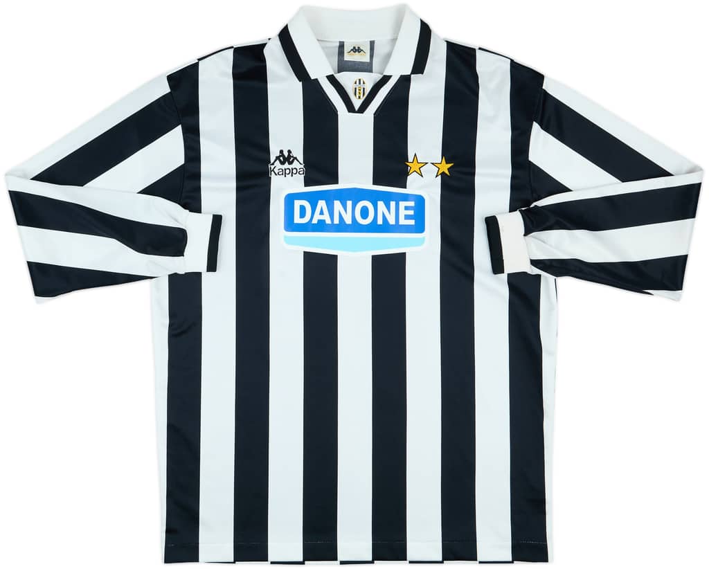 1994-95 Juventus Home L/S Shirt - 8/10 - (XL)