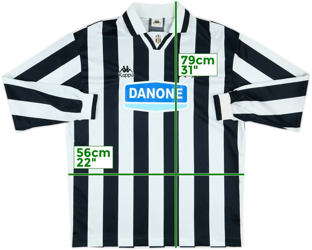 1994-95 Juventus Home L/S Shirt - 8/10 - (XL)