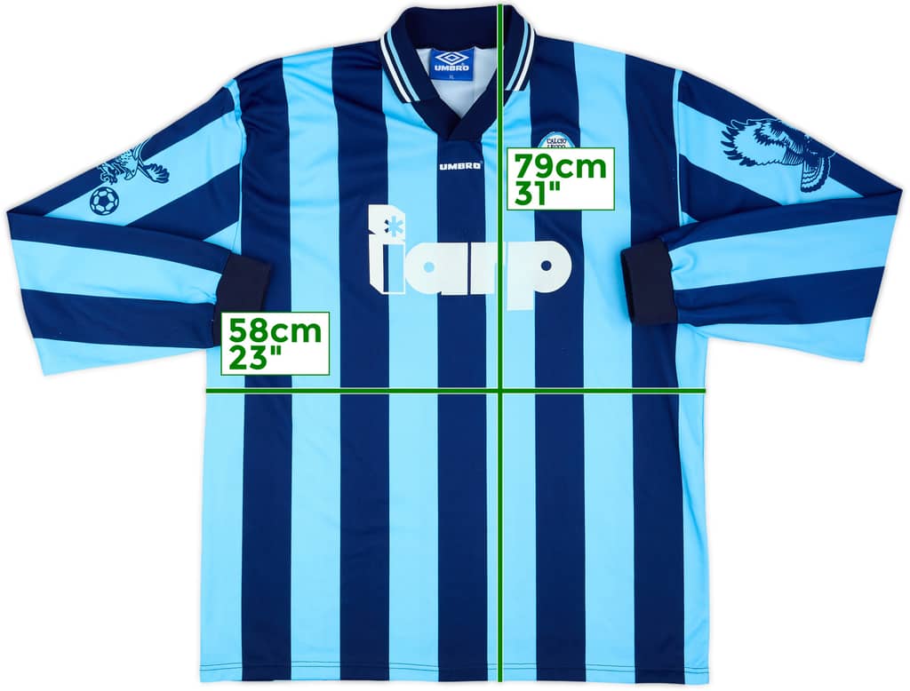1996-97 Lecco Home L/S Shirt - 7/10 - (XL)