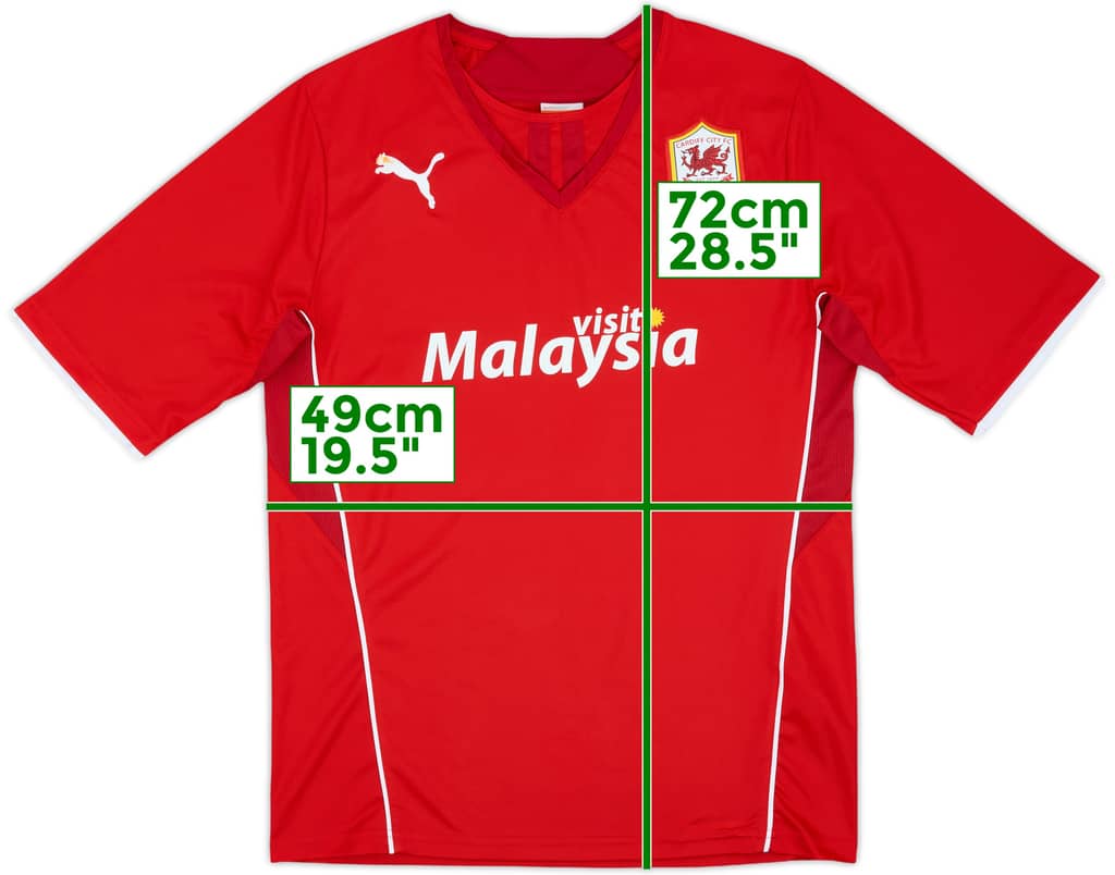 2012-13 Cardiff Home Shirt - 6/10 - (M)
