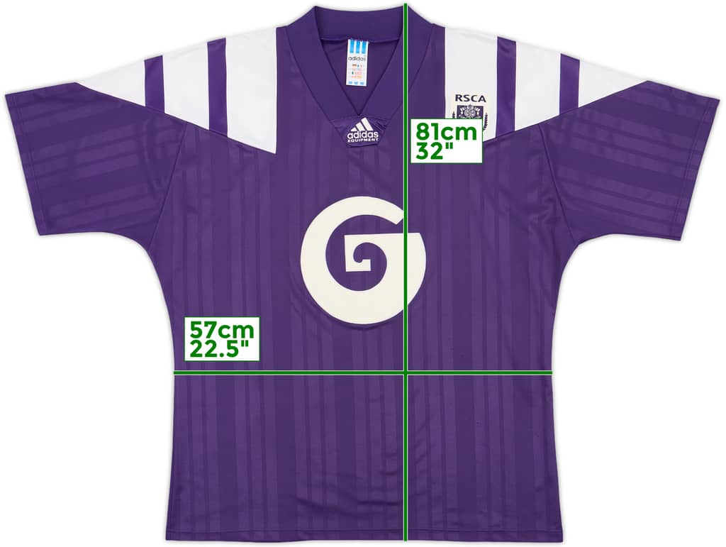 1992-93 Anderlecht Away Shirt - 9/10 - (XL)
