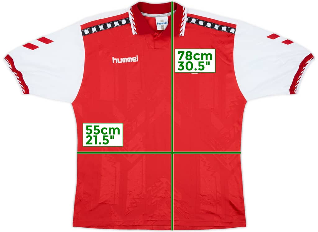 1996-97 Denmark Home Shirt - 8/10 - (XL)