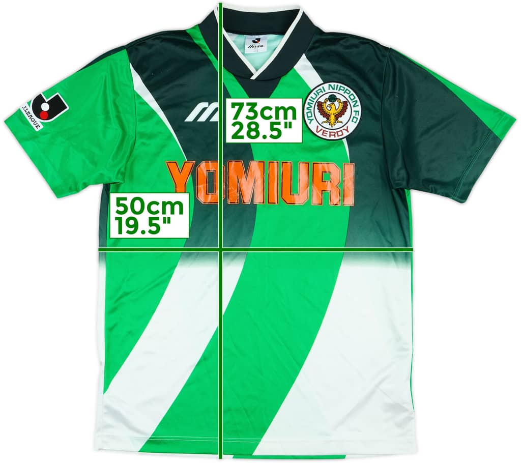 1995-96 Verdy Kawasaki Home Shirt - 8/10 - (M/L)