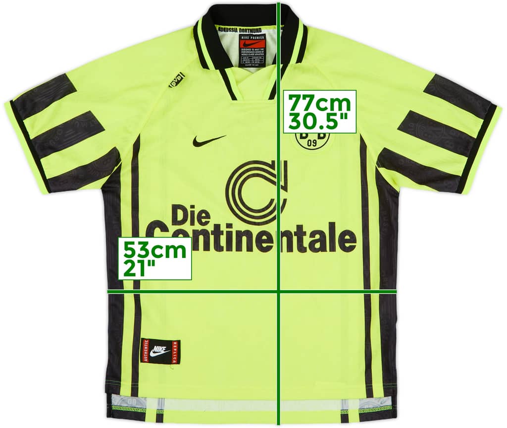 1996-97 Borussia Dortmund Home Shirt - 10/10 - (M)