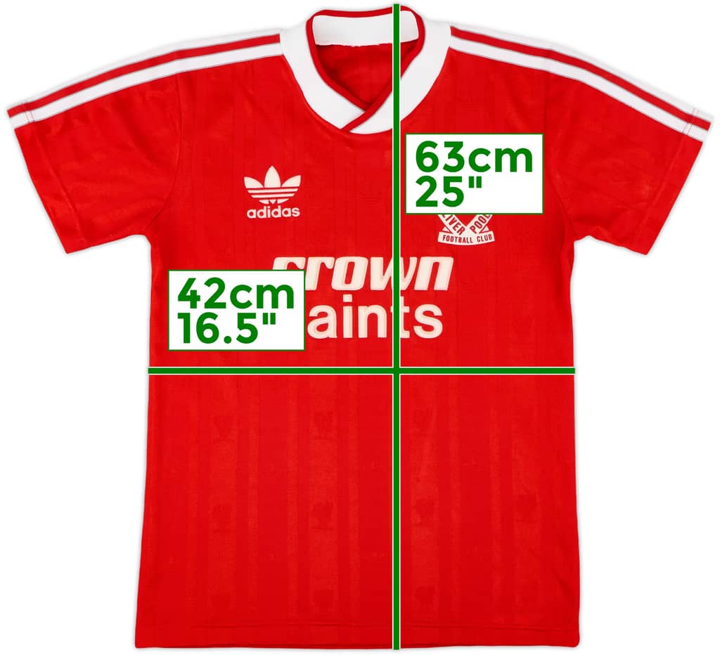 1987-88 Liverpool Home Shirt - 9/10 - (L.Boys)
