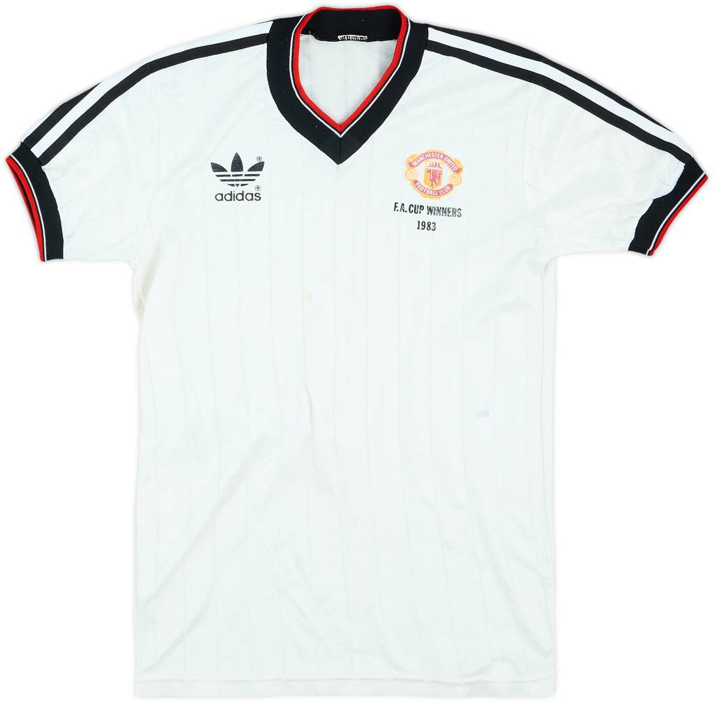 1982-84 Manchester United Away Shirt - 6/10 - (L.Boys)