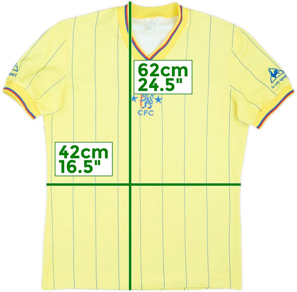 1981-83 Chelsea Away Shirt - 9/10 - (Y)