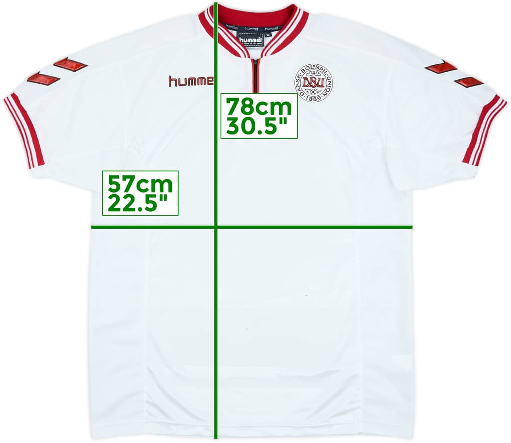 2000-02 Denmark Away Shirt - 8/10 - (XL)
