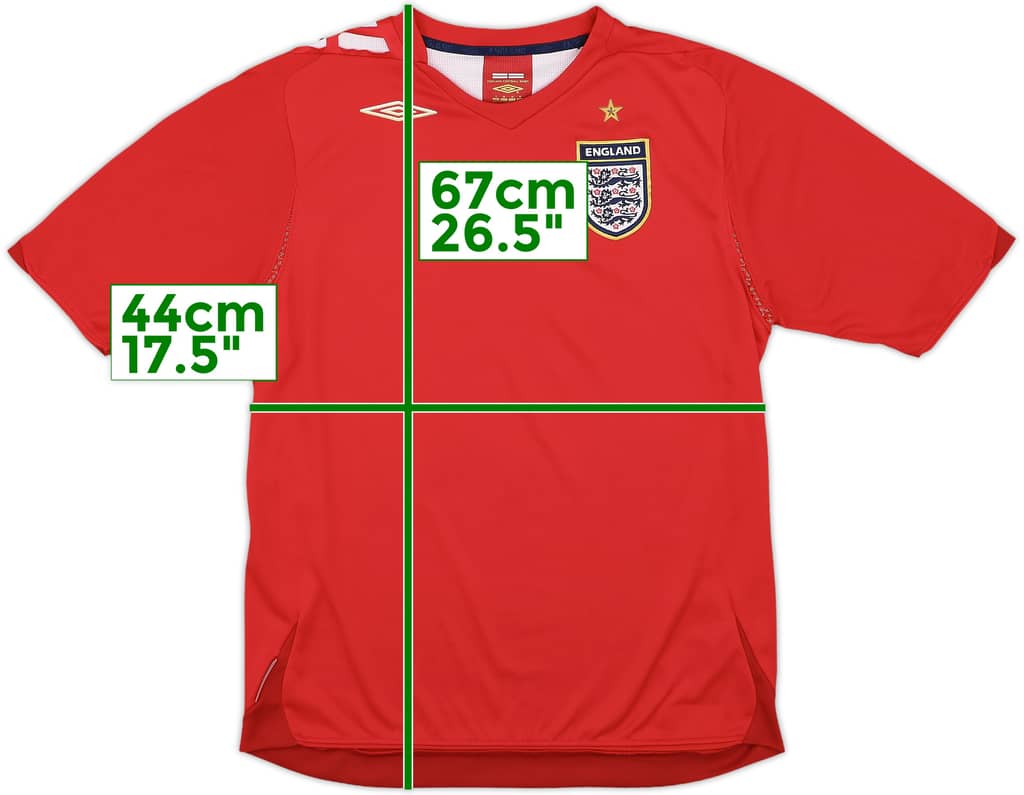 2006-08 England Away Shirt - 8/10 - (Women's M)