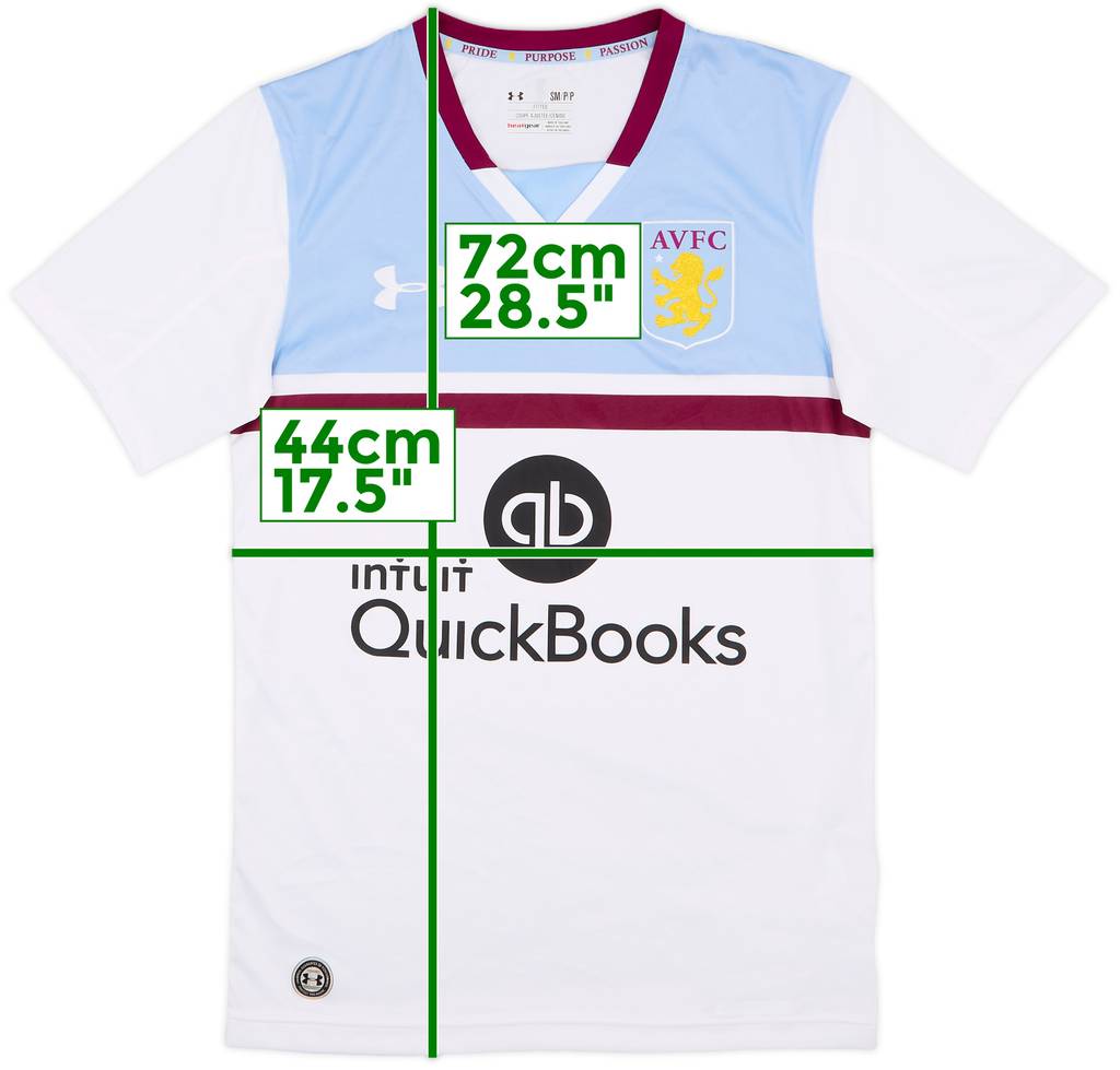 2016-17 Aston Villa Away Shirt - 10/10 - (S)