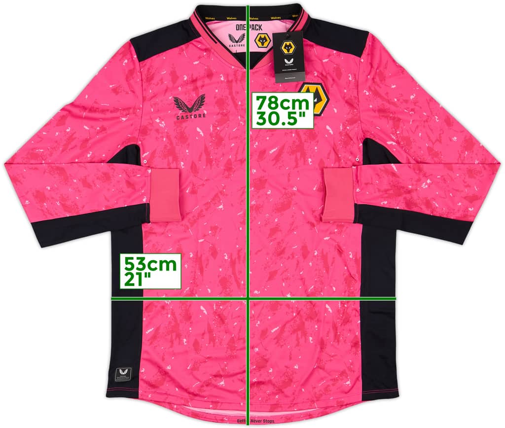 2021-22 Wolves Player Issue Pro GK Away Shirt (L)