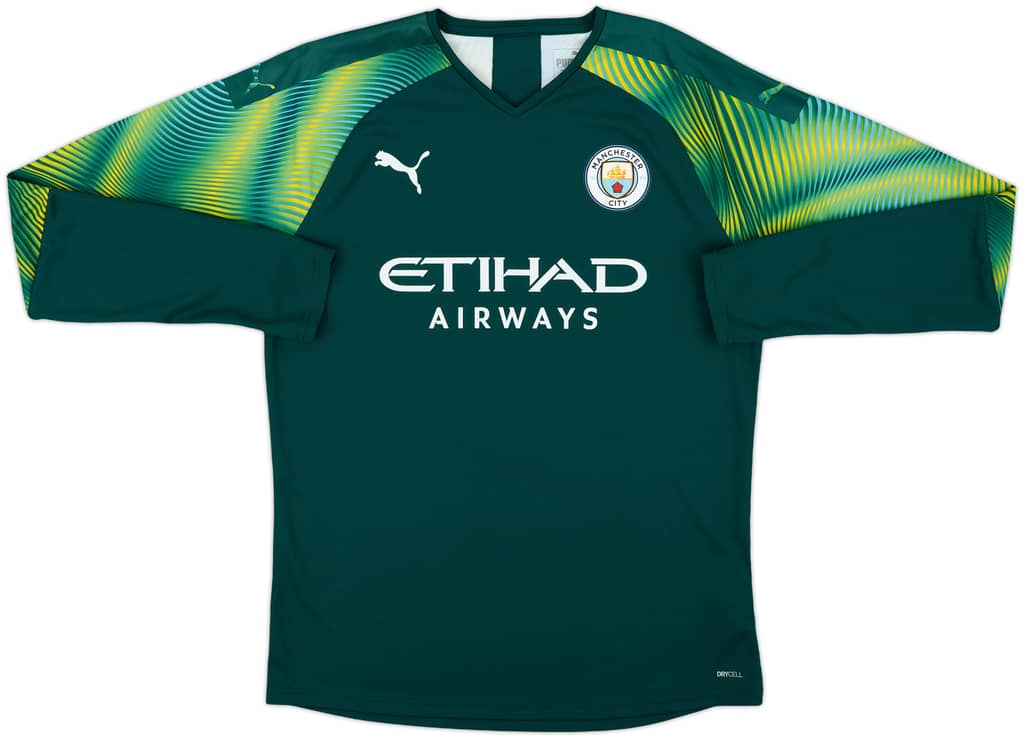 2019-20 Manchester City GK Shirt - 9/10 - (L)