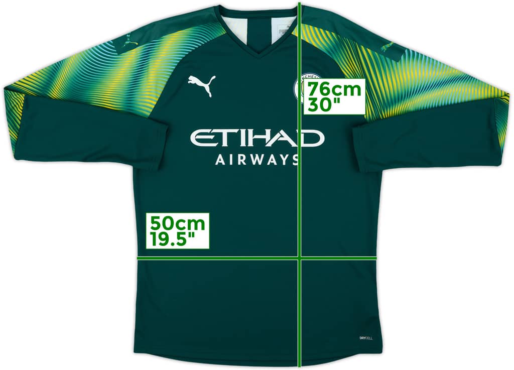 2019-20 Manchester City GK Shirt - 9/10 - (L)