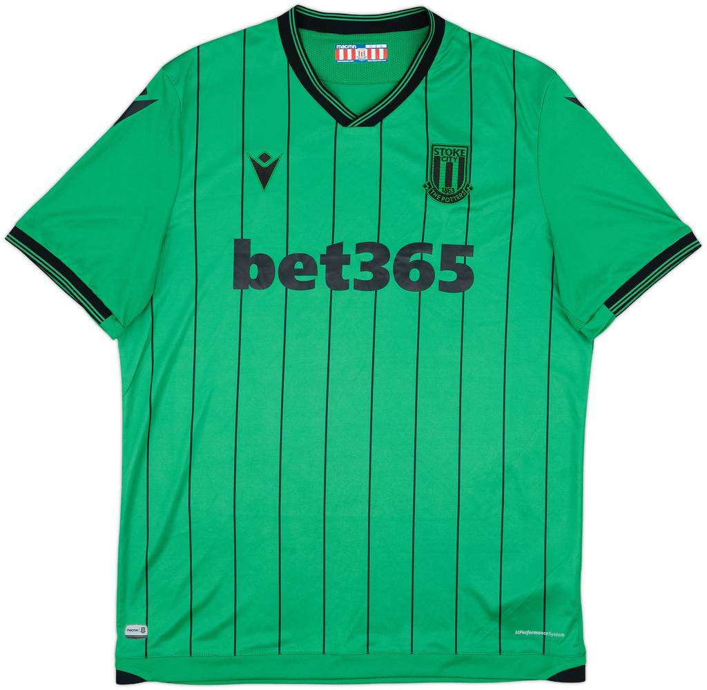 2021-22 Stoke City Away Shirt - 10/10 - (XL)