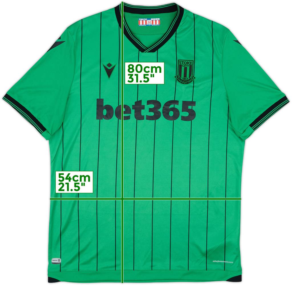2021-22 Stoke City Away Shirt - 10/10 - (XL)